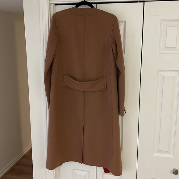 ELIZABETH and JAMES 🤎 gorgeous Miller Cocoon, Camel/Tan, Wool Coat - size 0 - Picture 9 of 9